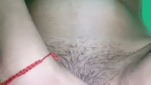 College girl masturbates with big boobs and erected nipples in selfie video