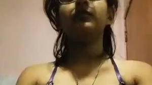 Extremely cute Indian girl stripping naked and teasing