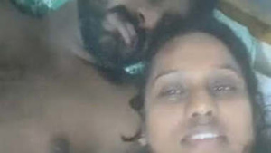 Busty Indian wife gets pounded and sucks cock