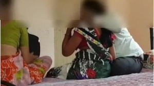 Tamil triplets have sex with two families in this steamy video