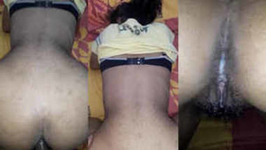 Indian teen gets doggy style with her boyfriend