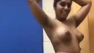 Tamil girl's first time in the bathroom for free sexy nude video