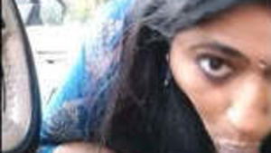 Tamil wife gives a blowjob in part 1 of the video