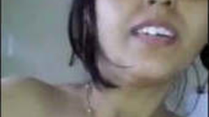 Bhabhi pleasures herself with her fingers and shares the video with her lover