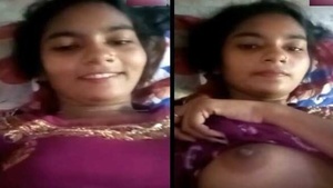 Adorable Desi girl gets naughty on camera