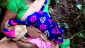 Assamese married women caught in the act of outdoor sex with black lover