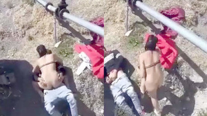 Desi couple gets caught having sex in public during daytime