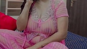 Soniya Sonu's transparent dress reveals her ample bosom